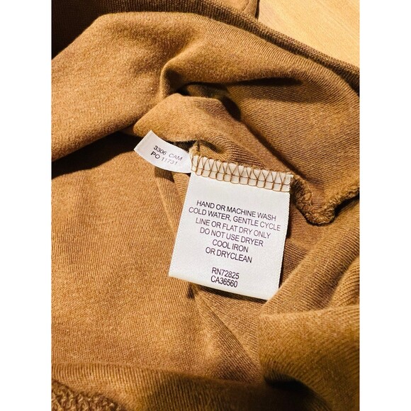 Carnoustie Sweater Mens XL 2XL Brown Whistling Straits Golf 1/4 Zip Pullover - Picture 8 of 8